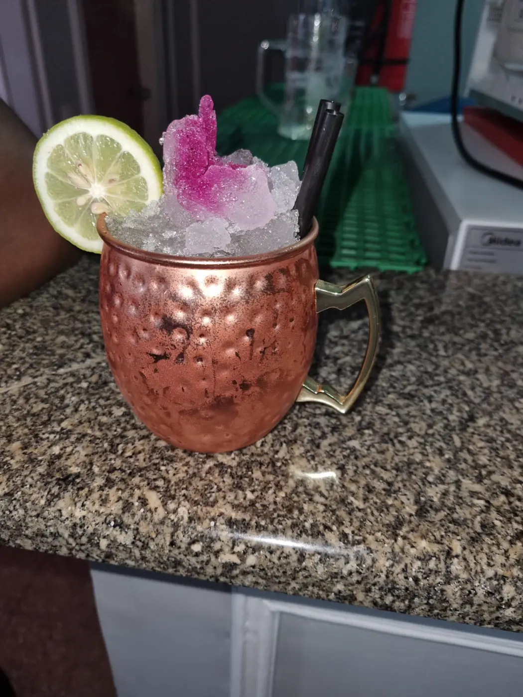 Moscow mule em caneca de cobre