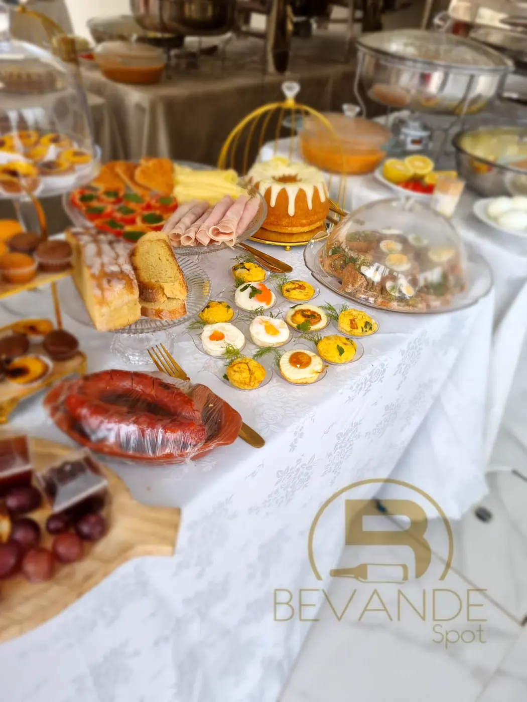 Pequeno-almoço servido em evento